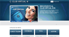 Desktop Screenshot of clubvirtual.gvaweb.com
